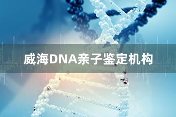 威海DNA亲子鉴定机构